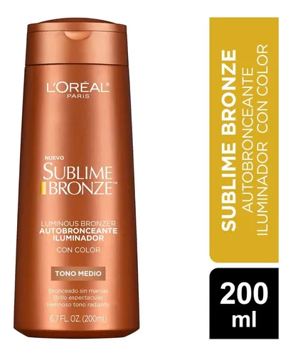 Autobronceante L’oreal Sublime Bronze Tono Medio 200ml