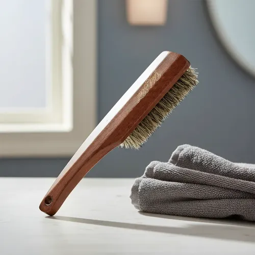 Cepillo Madera Para Cabello, Cerda Natural Para Mujer