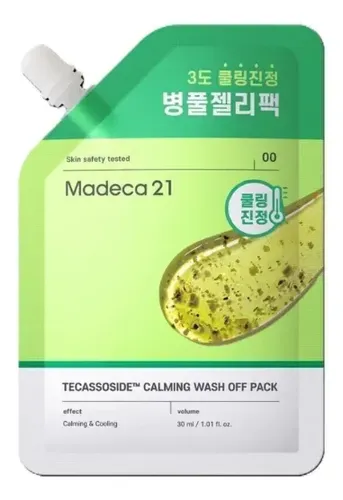 Mascarilla Facial Calmante Madeca21 Tecassoside Calming 30m Todo Tipo De Piel