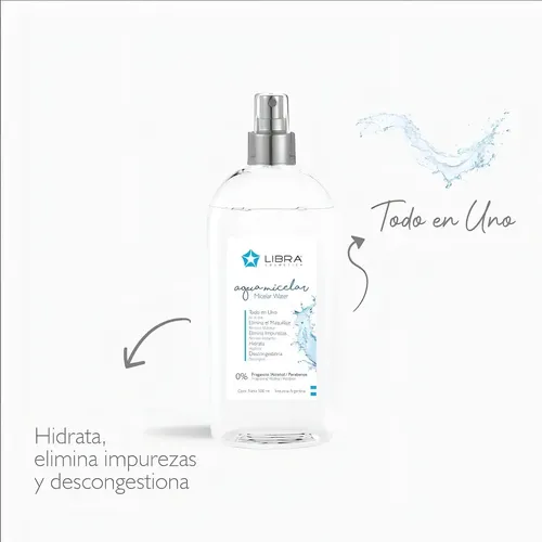Agua Micelar Libra Cosmetica X 500ml