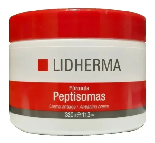 Fórmula Peptisomas Redensificante Antiage Lidherma 320grs. Momento de aplicación Noche Tipo de piel Todo tipo de piel