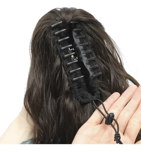 Extensiones De Cabello Rizado Largo Para Coleta 18 Piezas