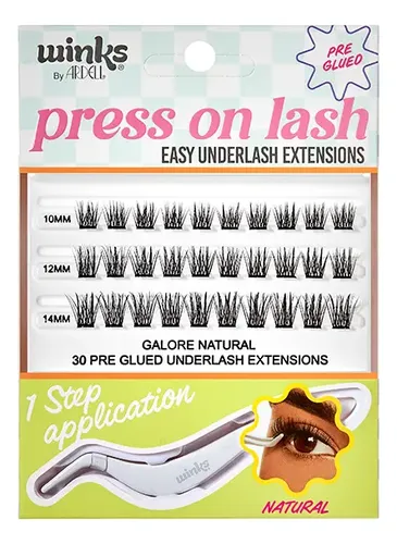 Pestañas Press On Con Aplicador Natural X30u Ardell