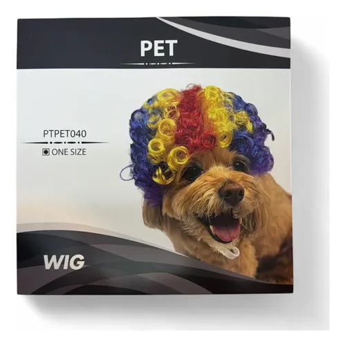 Peluca Para Mascota Payaso X1u