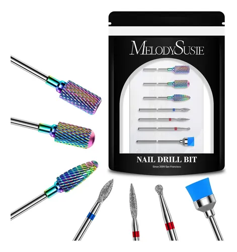 Set 7 Puntas Para Torno De Uñas Tungsteno Diamante