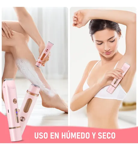 2 En 1 Rasuradora Electrica Mujer, Depiladora Facial