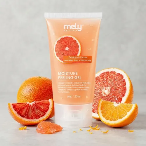 Gel Facial Exfoliante Hidratante Peeling Mely 120ml