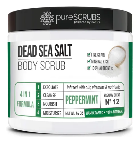 Set De Exfoliante Corporal Purescrubs Premium Con Sal Marina
