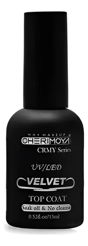 Top Coat Velvet Premium Cherimoya 15ml Efecto Matte