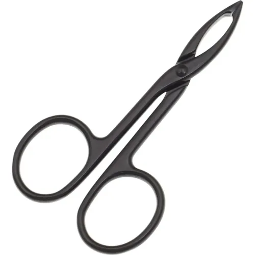 Pinzas De Cejas Motanar A705ab 2 Piezas Plateado Y Negro