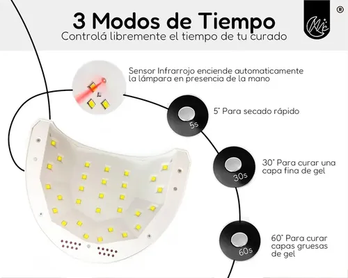 Kit Principiante Semipermanente Manicura Esmaltes Uñas Gel
