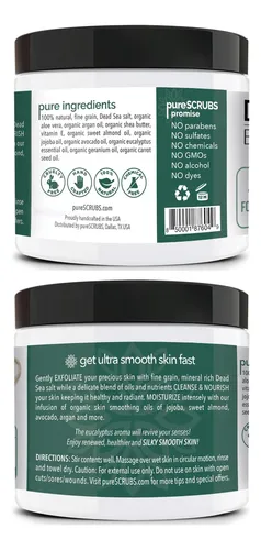 Exfoliante Corporal Purescrubs Eucalipto 473ml Orgánico