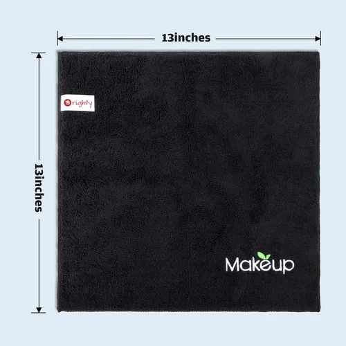 Orighty Paño Microfibra Removedor De Maquillaje 6 U Negro