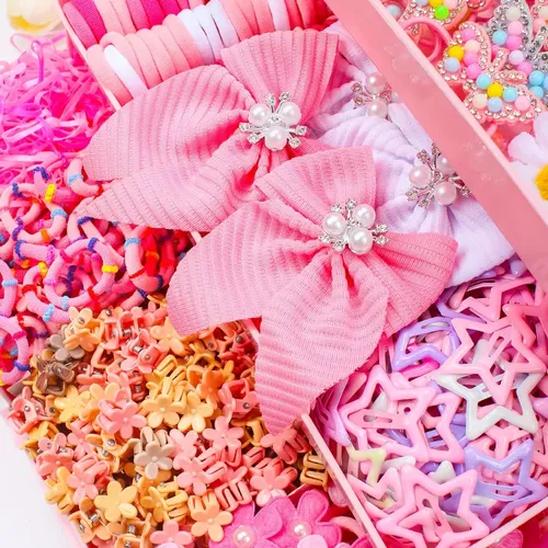 497 Piezas Accesorios Coloridos Para El Cabello Infantil &wj