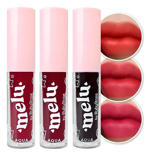 Tinta Gel Labial Set Gel Tint De Labios Melu By Ruby Rose