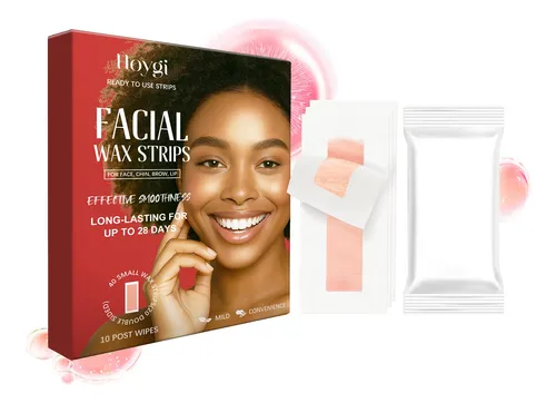 Bandas De Cera Facial Con Jojoba Y Vitamina E