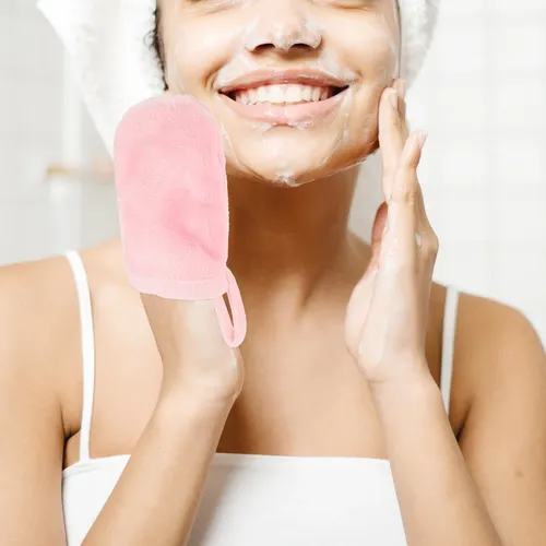 6 Guantes Desmaquillantes Lazy Superexfoliantes Para Rostro