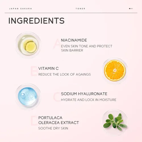 Tónico Facial Laikou Sakura Hidratante Y Reafirmante 100ml
