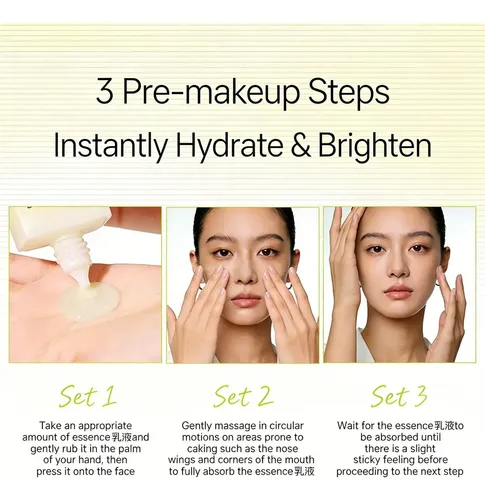 Prebase De Maquillaje De Larga Duración Liangnishi, Sérum Na