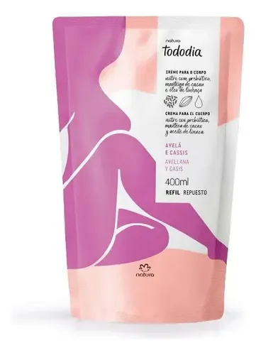 Repuesto Crema Tododia Avellana Y Casis 400ml Natura
