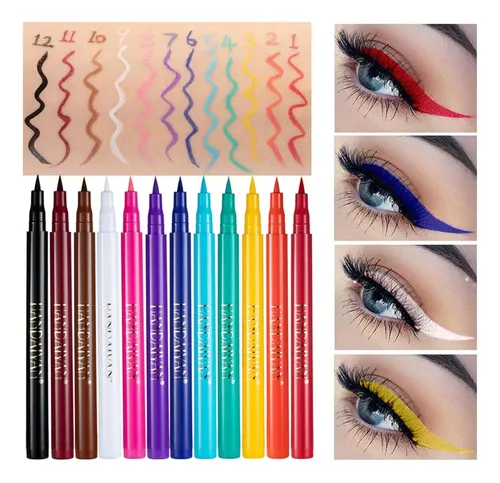 Set Líquido Delineador Mate Bonnie Choice 12 Colores