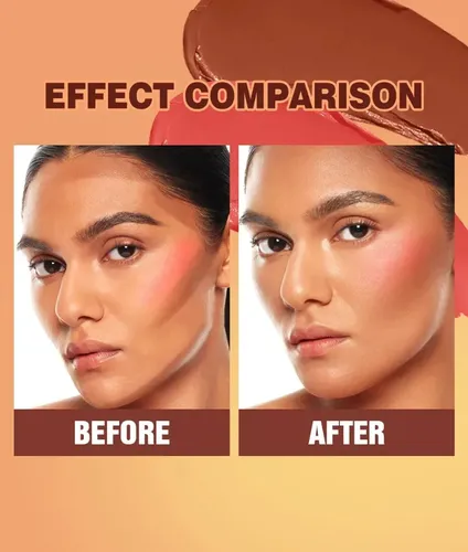 Paleta Contorno Rubor Iluminador Portátil Maquillaje Retoque