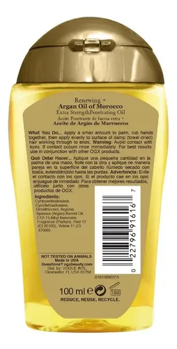 Aceite Ogx Renewing Argan Morocco Extra Penetrating 100ml