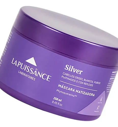 Tratamiento Capilar Matizador La Puissance Silver X250ml Ideal Uso Profesional Estetica Peluqueria Salon – Elimina Tonos Amarillos Para Un Rubio Natural