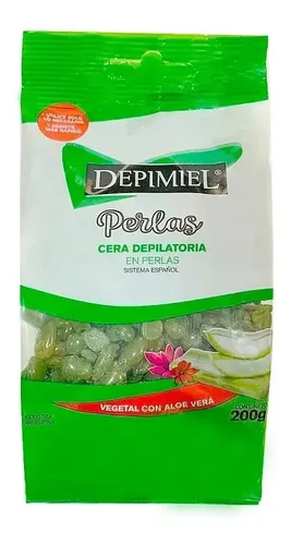 Depimiel Cera En Perlas Vegetal Con Aloe Vera X 200g
