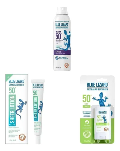 Protector Solar Mineral Spf 50+ Blue Lizard Conjunto