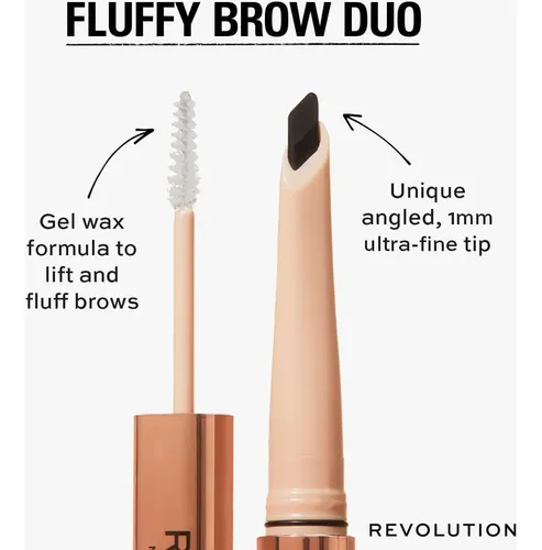 Dúo De Cejas Fluffy Brow Filter 2 En 1