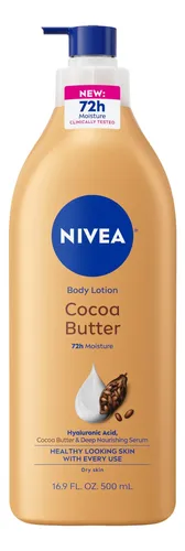 Loción Corporal Con Manteca De Cacao Nivea, Botella Dosificadora