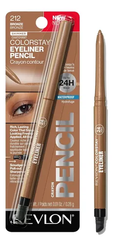 Lápiz Delineador Resistente Al Agua Revlon Colorstay Bronce