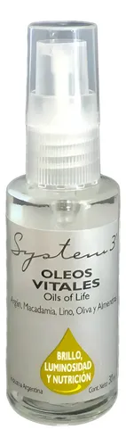 System 3 Oleos Vitales Serum Spray Brillo Y Nutrición 30ml