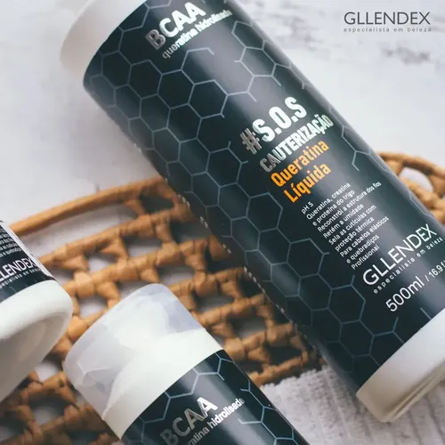 Queratina Liquida S.o.s Cauterizacion 500ml Bcaa Gllendex