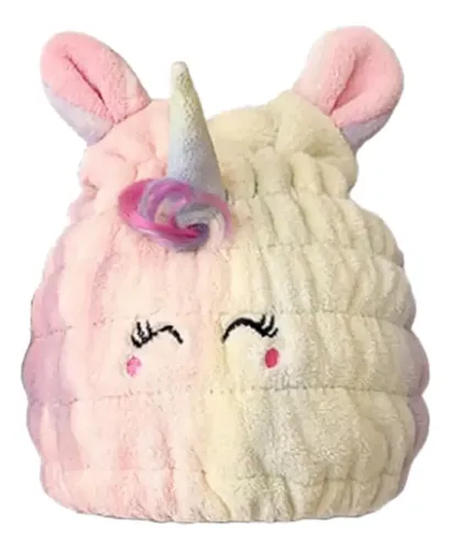 Gorro Seca Pelo Infantil Toalla Microfibra Absorbente Xhj
