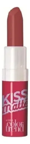 Lápiz Labial Avon Color Trend Kiss Matte – Tono Actitud Rosa