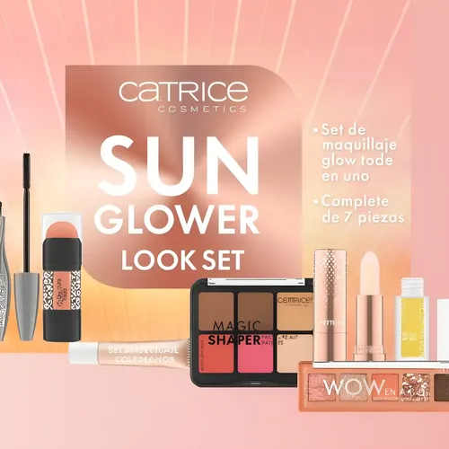 Set De Maquillaje Completo Catrice Sun Glower Combo 7u