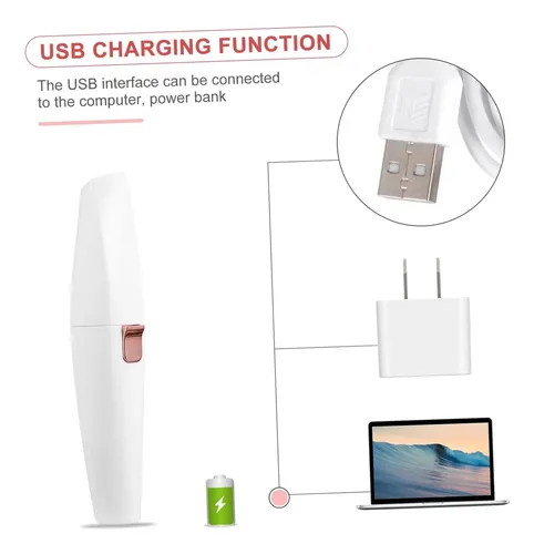 Depiladora Eléctrica Recargable Portátil Para Mujer