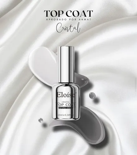 Esmalte Top Cristal Eloise Semipermanente Para Uñas 10ml Color Transparente