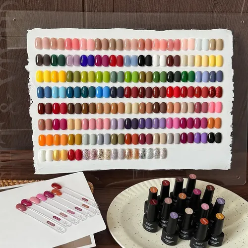 Set De Gel 108 Piezas Gaoy Con 100 Colores Y 8 Esenciales