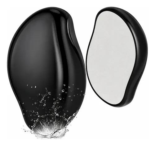 Piedra Depiladora Cristal Exfoliante Sin Dolor Lavable Suave Negro