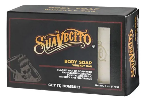 Suavecito Jabón Corporal Hidratante Whiskey Bar Pack De 3 X