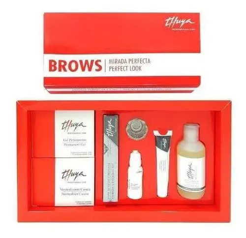 Kit Thuya Brows Alisado Tinte para Cejas Grafito Permanente