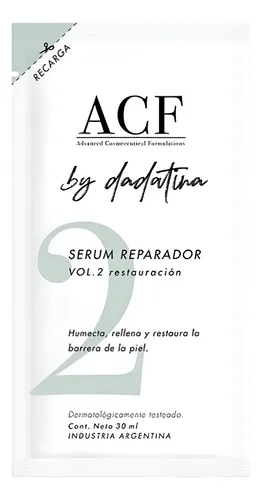 Acf By Dadatina Serum Reparador Vol2 Regenerador Refill 30ml
