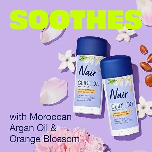 Crema Depilatoria Nair Glide On Aplicador Sin Contacto