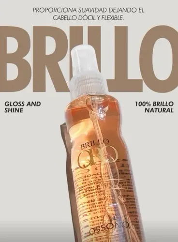 Brillo Oro Argán Ossono X 135 Ml Envíos