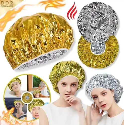 Gorro Térmico De Aluminio Para Baño De Crema Tratamiento