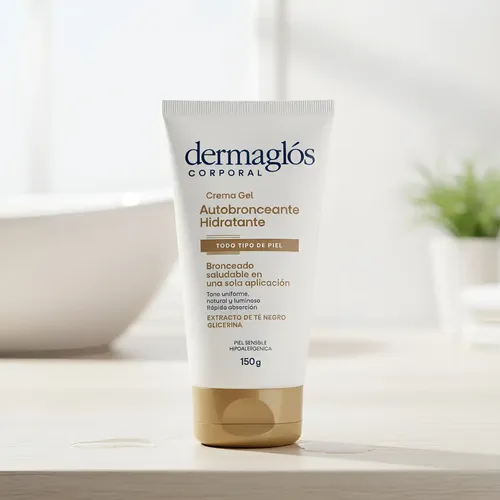 Pack X2 Dermaglós Corporal Crema Gel Autobronceante X150g