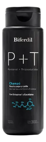Biferdil Shampoo P+t Para Caspa Y Caida Capilar 300ml